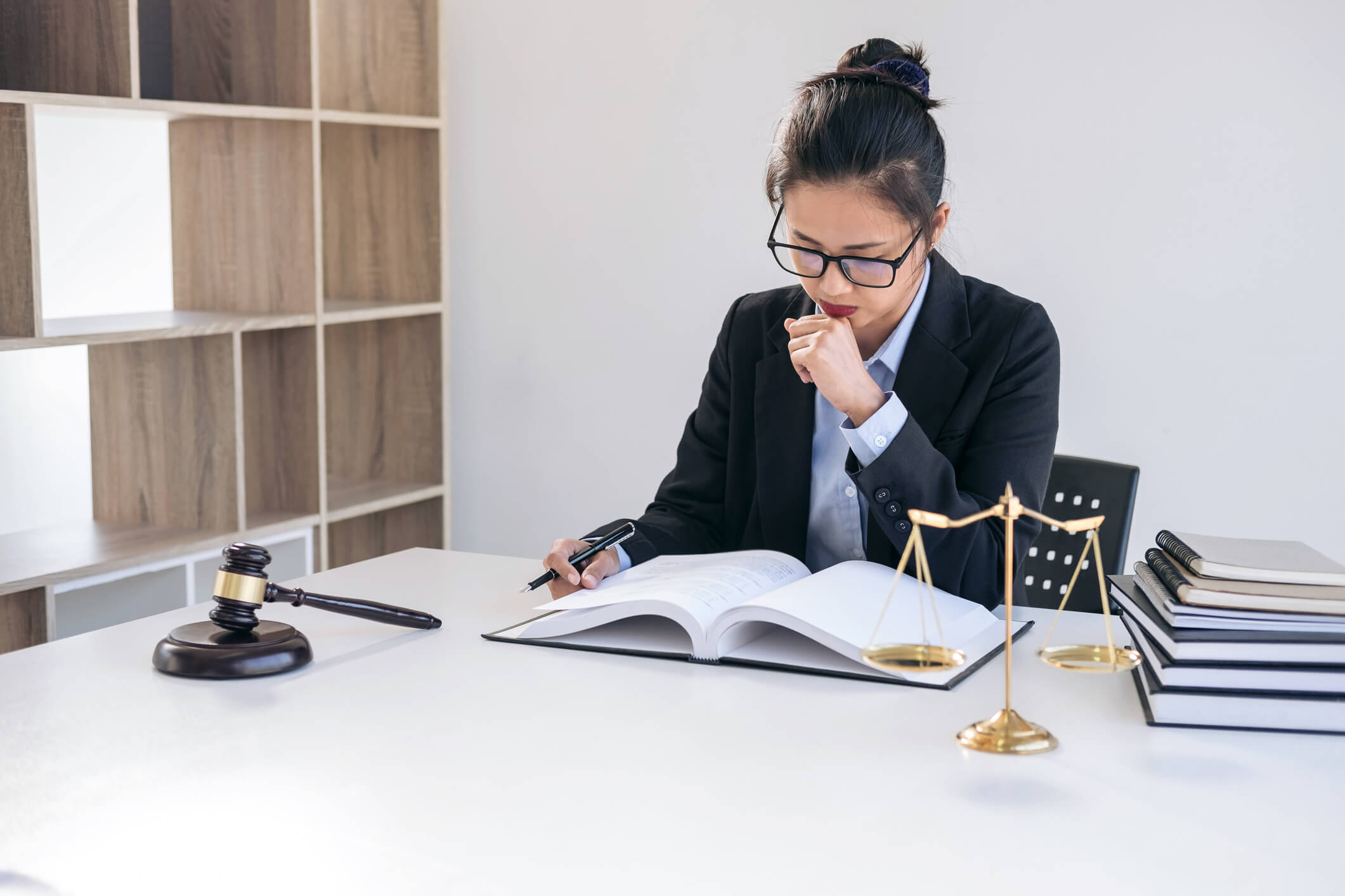 Professional female lawyer