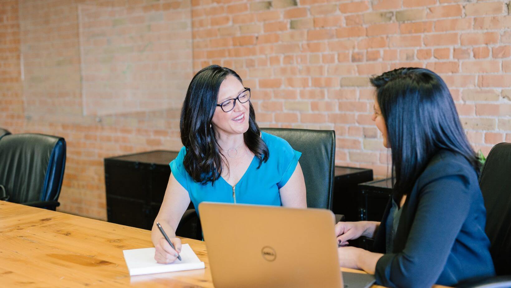 Two office workers