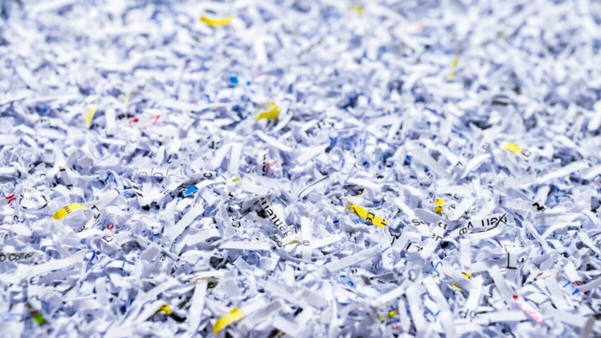 Shredded Paper from shredders